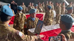 UNIFIL Gelar Upacara Penghormatan Terakhir untuk 3 Prajurit TNI yang Gugur di Lebanon